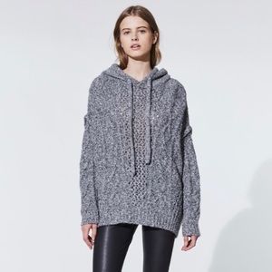 NWT IRO Meadow Chunky Knit Hooded Sweater